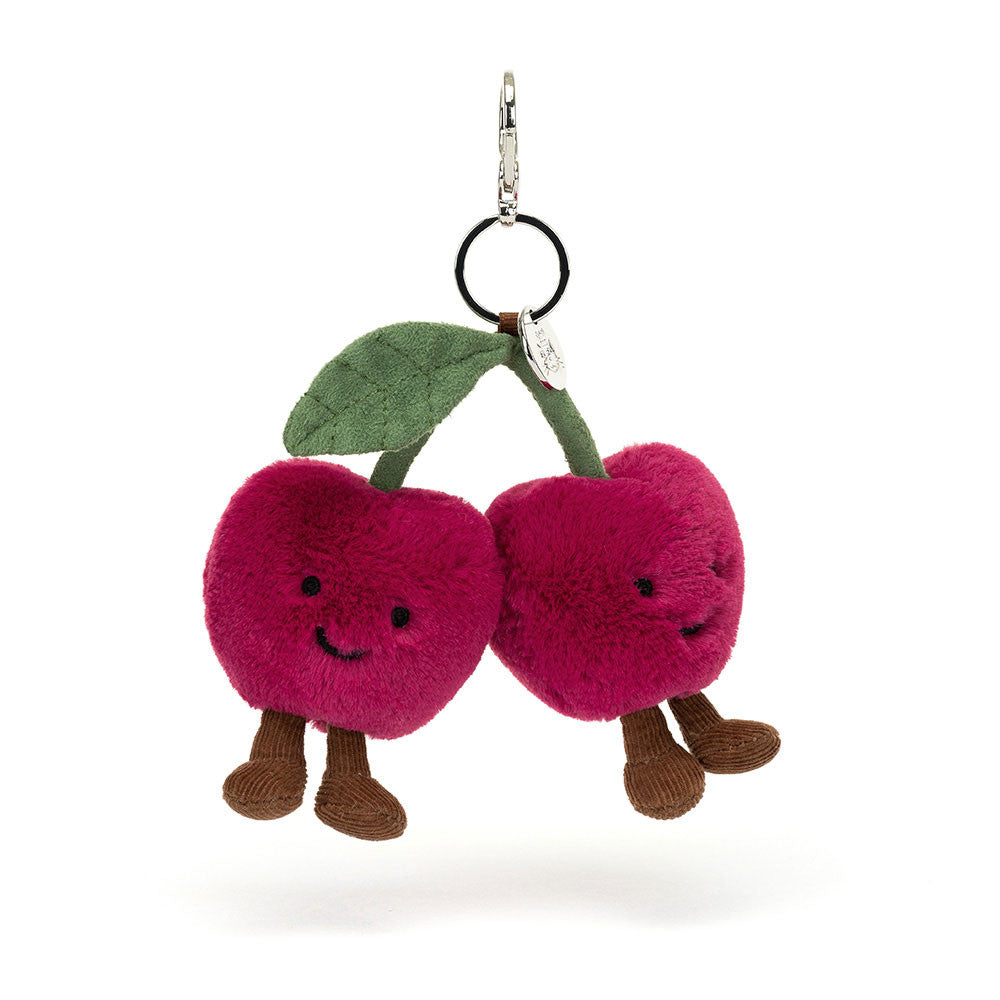 Jellycat - Amuseables Cherries Bag Charm - MAXIMUM ONE PER CUSTOMER