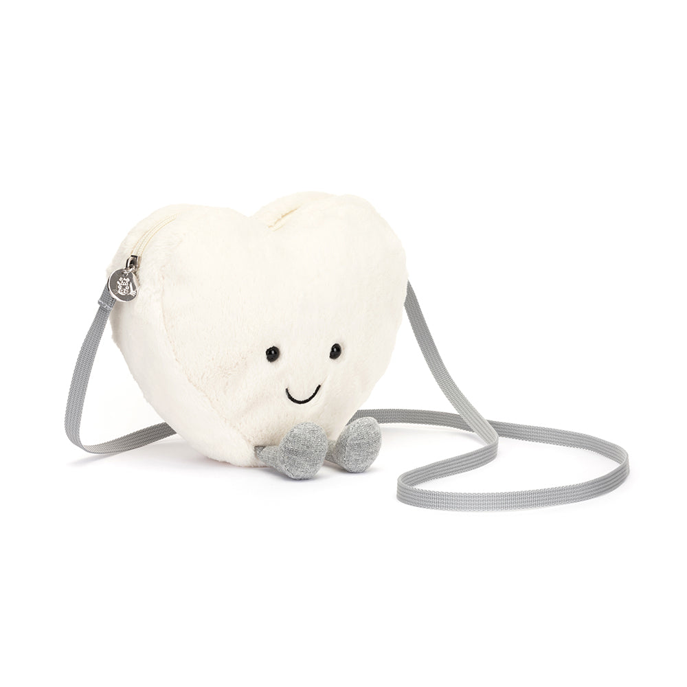 Jellycat - Amuseable Cream Heart Bag