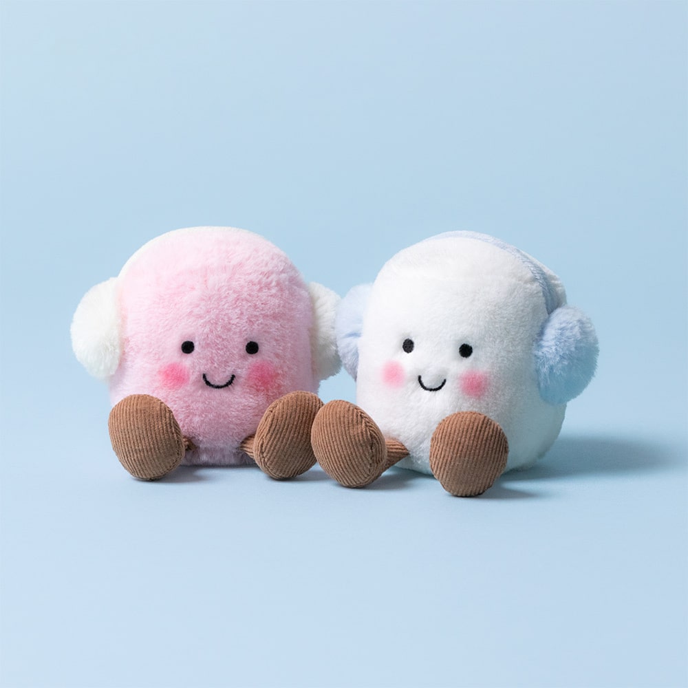 Jellycat - Amuseables Toastie Pink and White Marshmallows - MAXIMUM ONE PER CUSTOMER