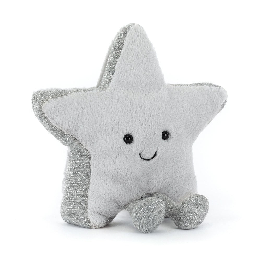 Jellycat - Amuseables Silver Star - MAXIMUM ONE PER CUSTOMER