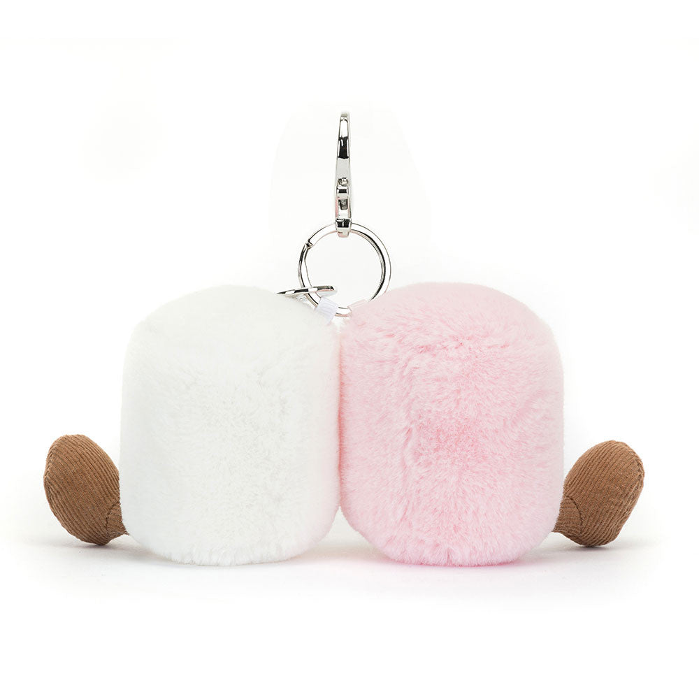 Jellycat - Amuseable Pair Of Marshmallows Bag Charm - MAXIMUM ONE PER CUSTOMER