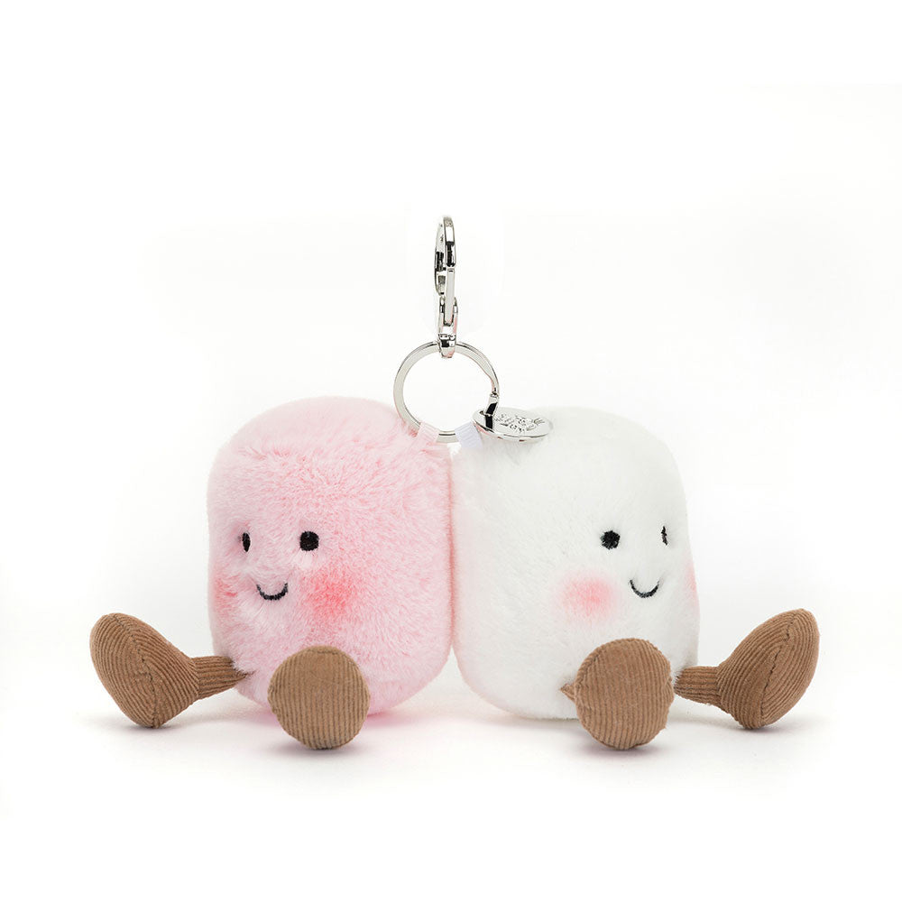Jellycat - Amuseable Pair Of Marshmallows Bag Charm - MAXIMUM ONE PER CUSTOMER