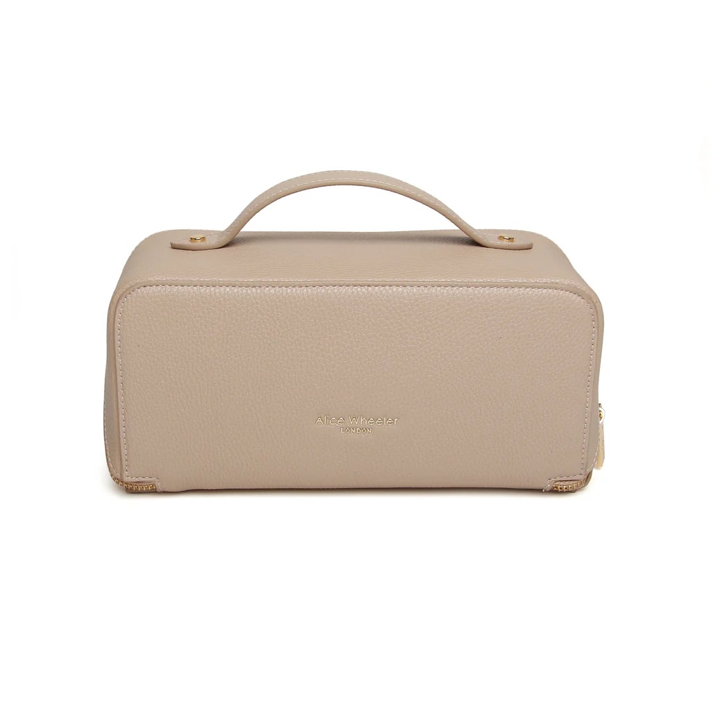 Alice Wheeler - Stone Mini Train Case