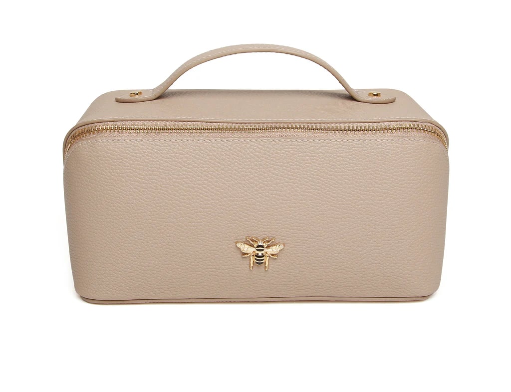 Alice Wheeler - Stone Mini Train Case
