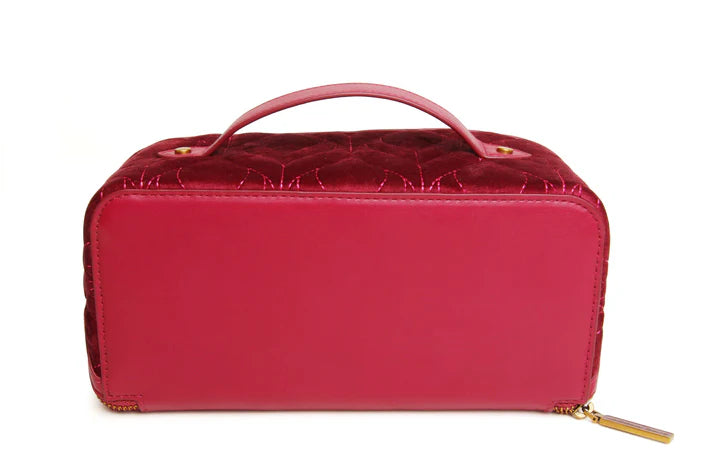 Alice Wheeler - Fig Velvet Train Case