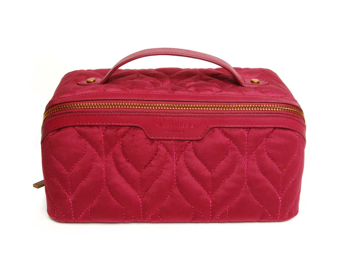 Alice Wheeler - Fig Velvet Train Case