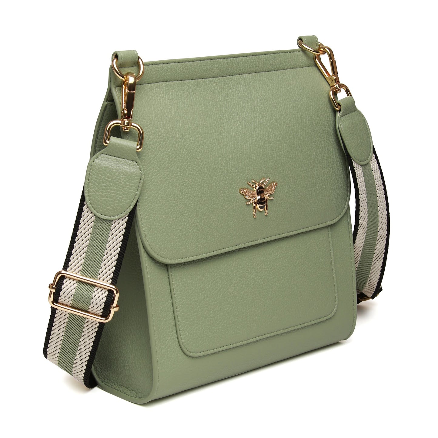 Alice Wheeler - Sage Bloomsbury Cross Body Bag - Large