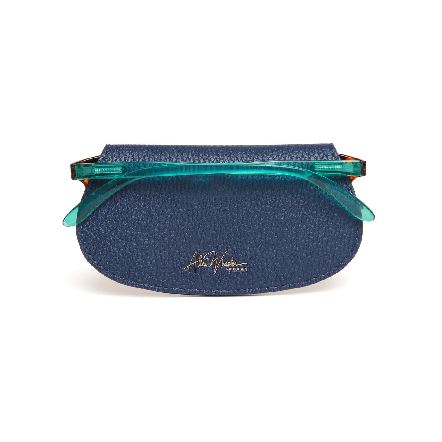 Alice Wheeler - Navy - Glasses Case