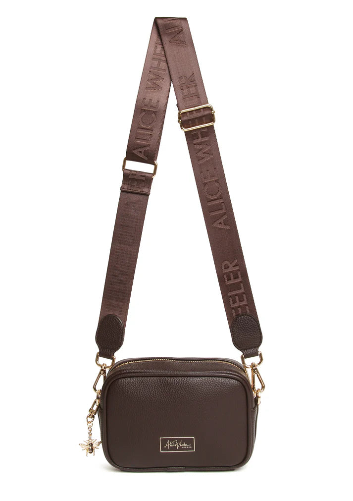 Alice Wheeler - Chocolate Mini Soho Cross Body Bag