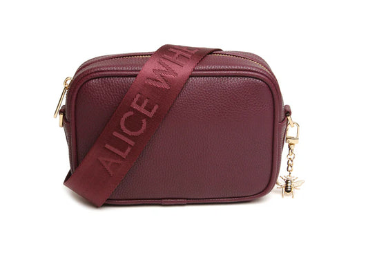 Alice Wheeler - Berry Mini Soho Cross Body Bag