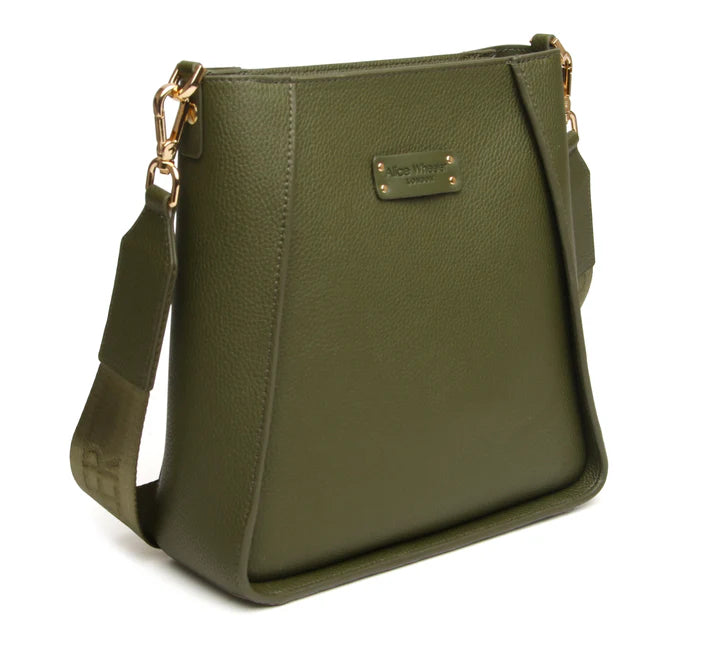 Alice Wheeler - Olive Kensington Crossbody Bag