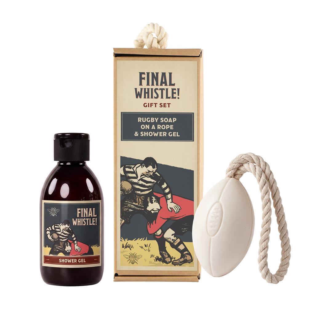 Sting In The Tail - Rugby Final Whistle Soap & Shower Gel Gift Set