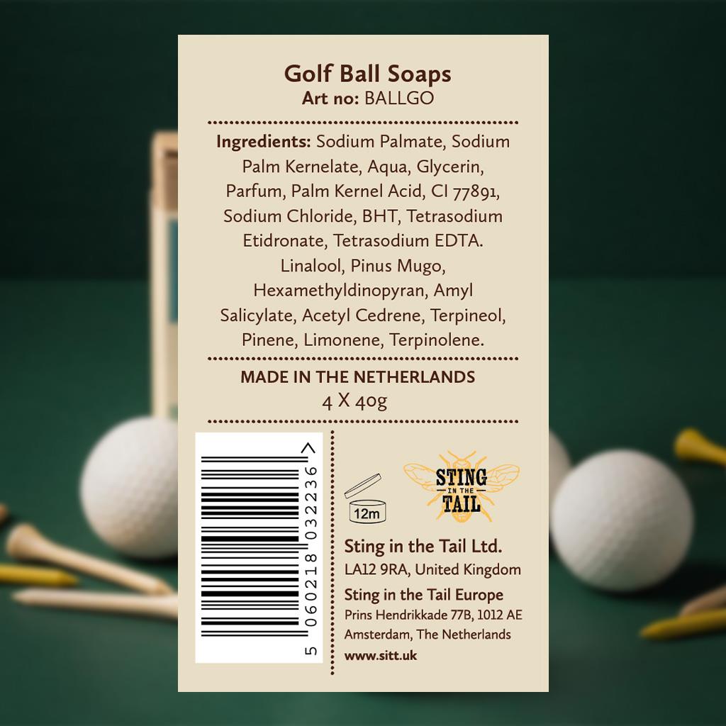 Sting In The Tail - Golf Ball Soap Set