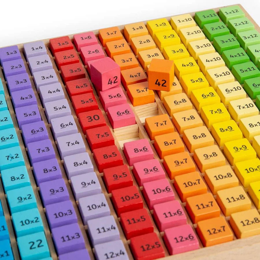Bigjigs Toys - Wooden Times Table Tray