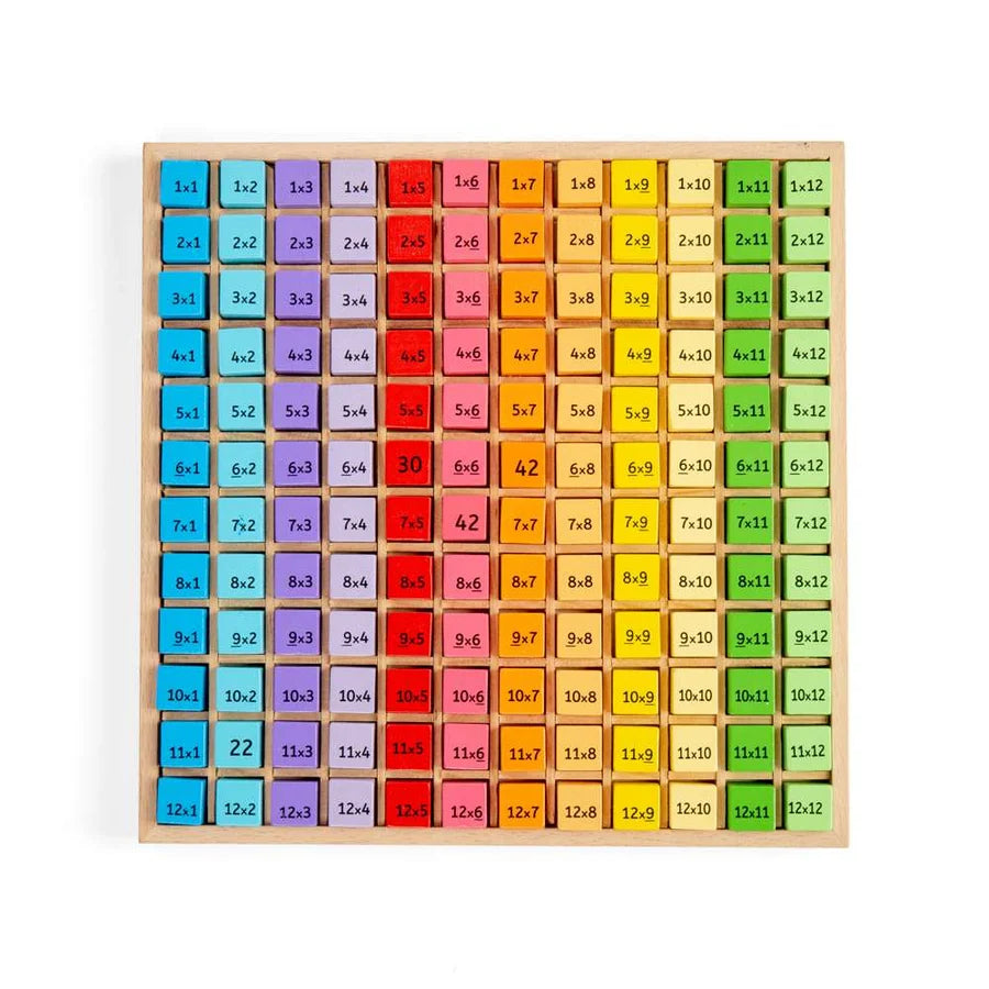 Bigjigs Toys - Wooden Times Table Tray