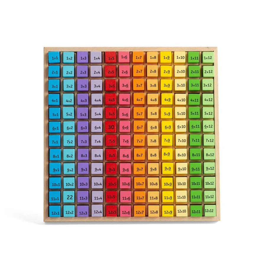 Bigjigs Toys - Wooden Times Table Tray