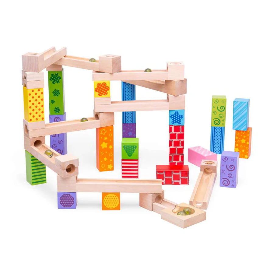 Bigjigs Toys - Wooden Marble Run