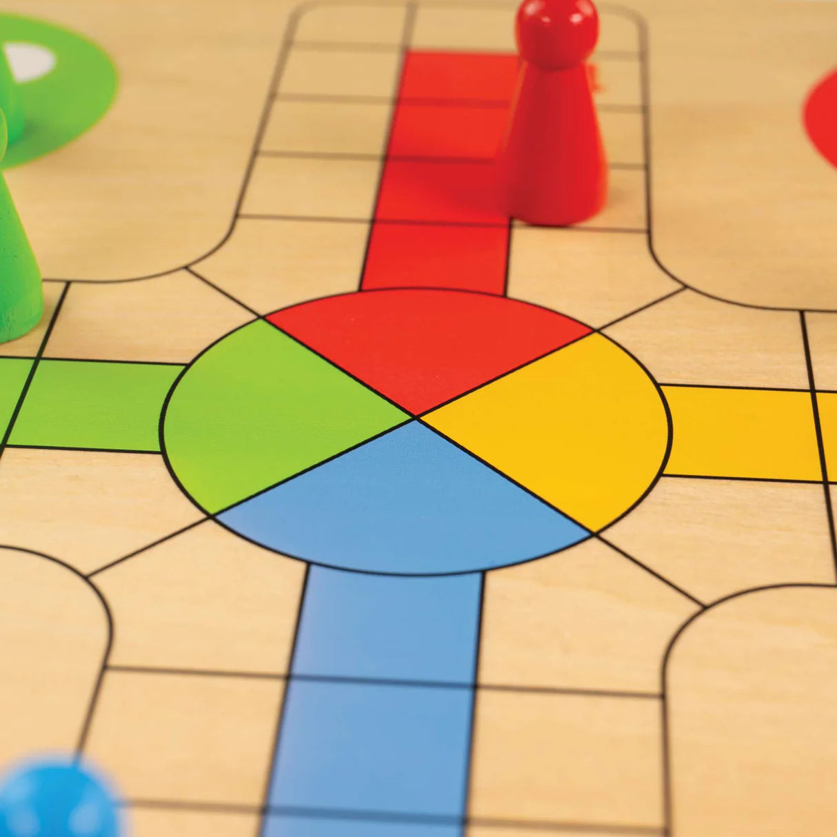Bigjigs - Wooden Traditional Ludo