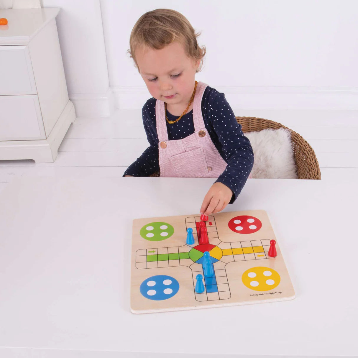 Bigjigs - Wooden Traditional Ludo