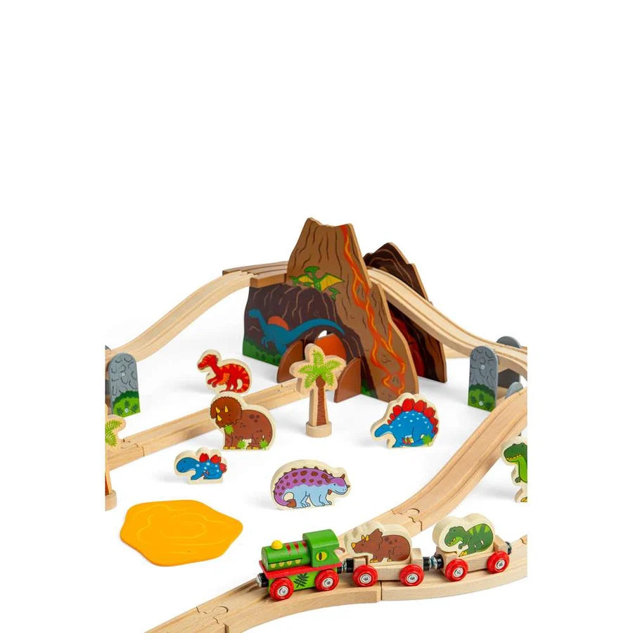 Bigjigs Toys - Dinosaur Railway Set