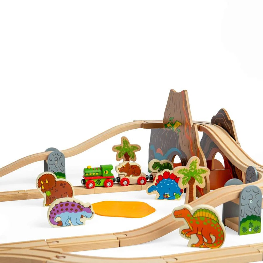 Bigjigs Toys - Dinosaur Railway Set