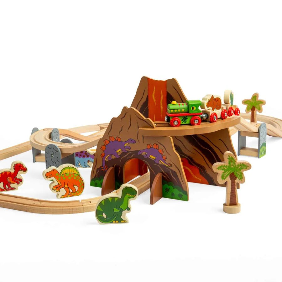 Bigjigs Toys - Dinosaur Railway Set