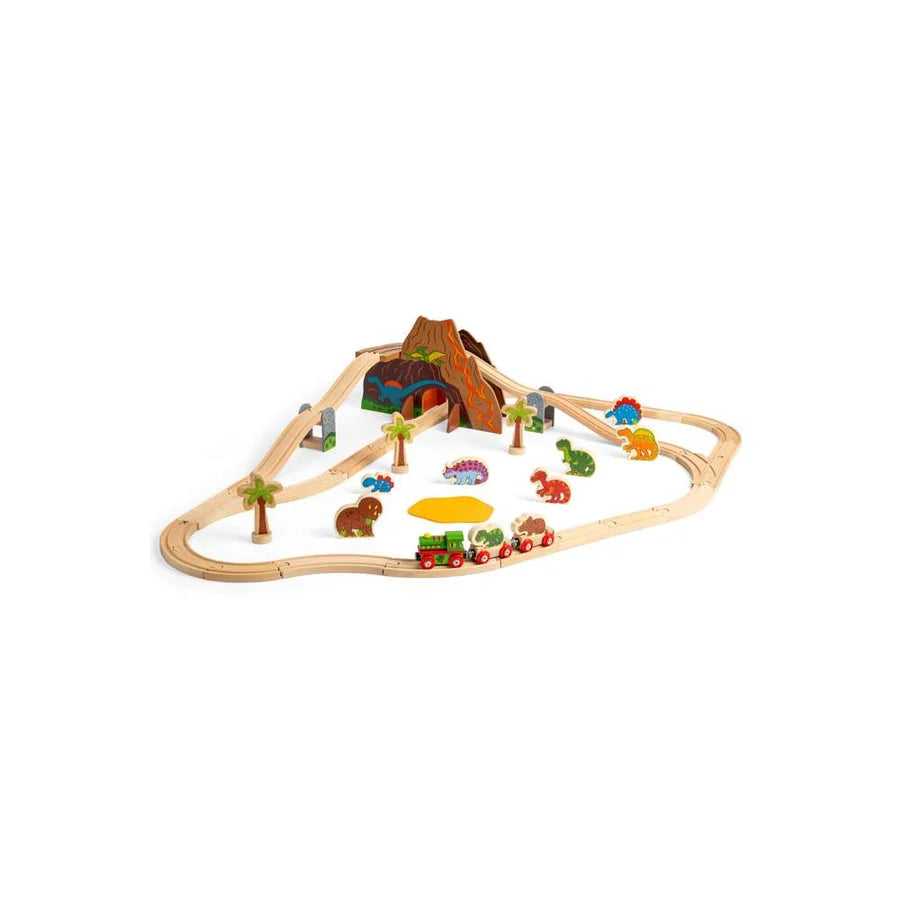 Bigjigs Toys - Dinosaur Railway Set