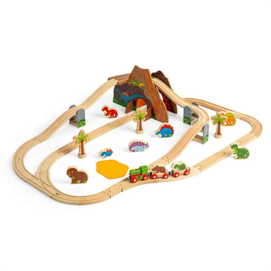 Bigjigs Toys - Dinosaur Railway Set