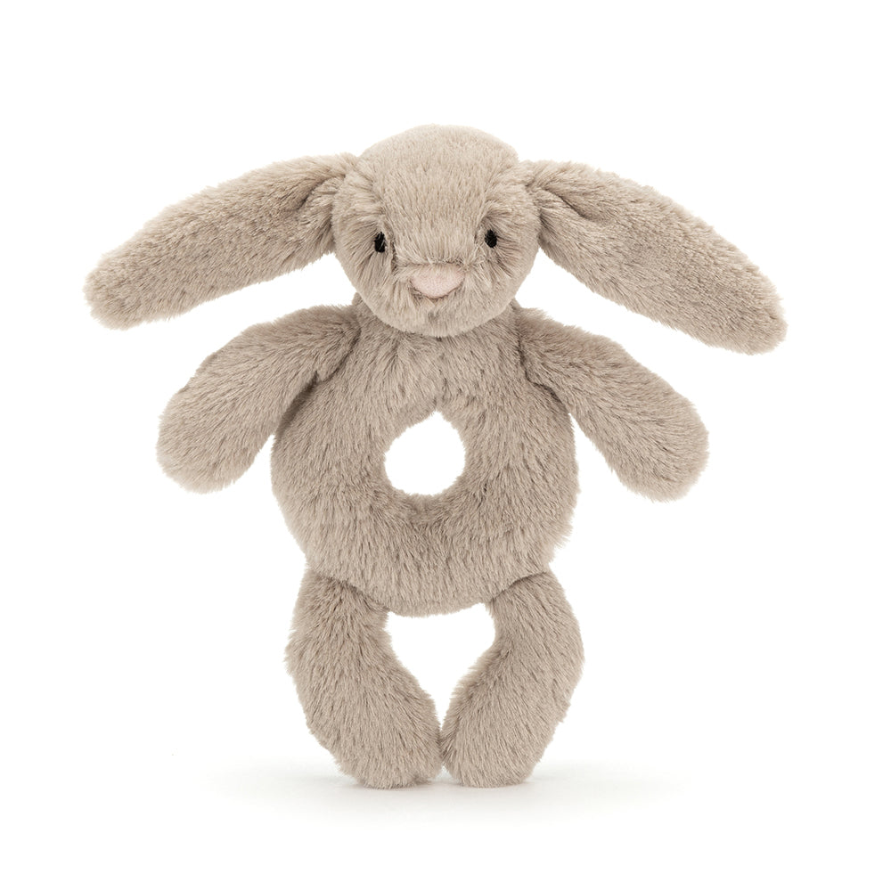 Jellycat - Bashful Beige Bunny Ring Rattle