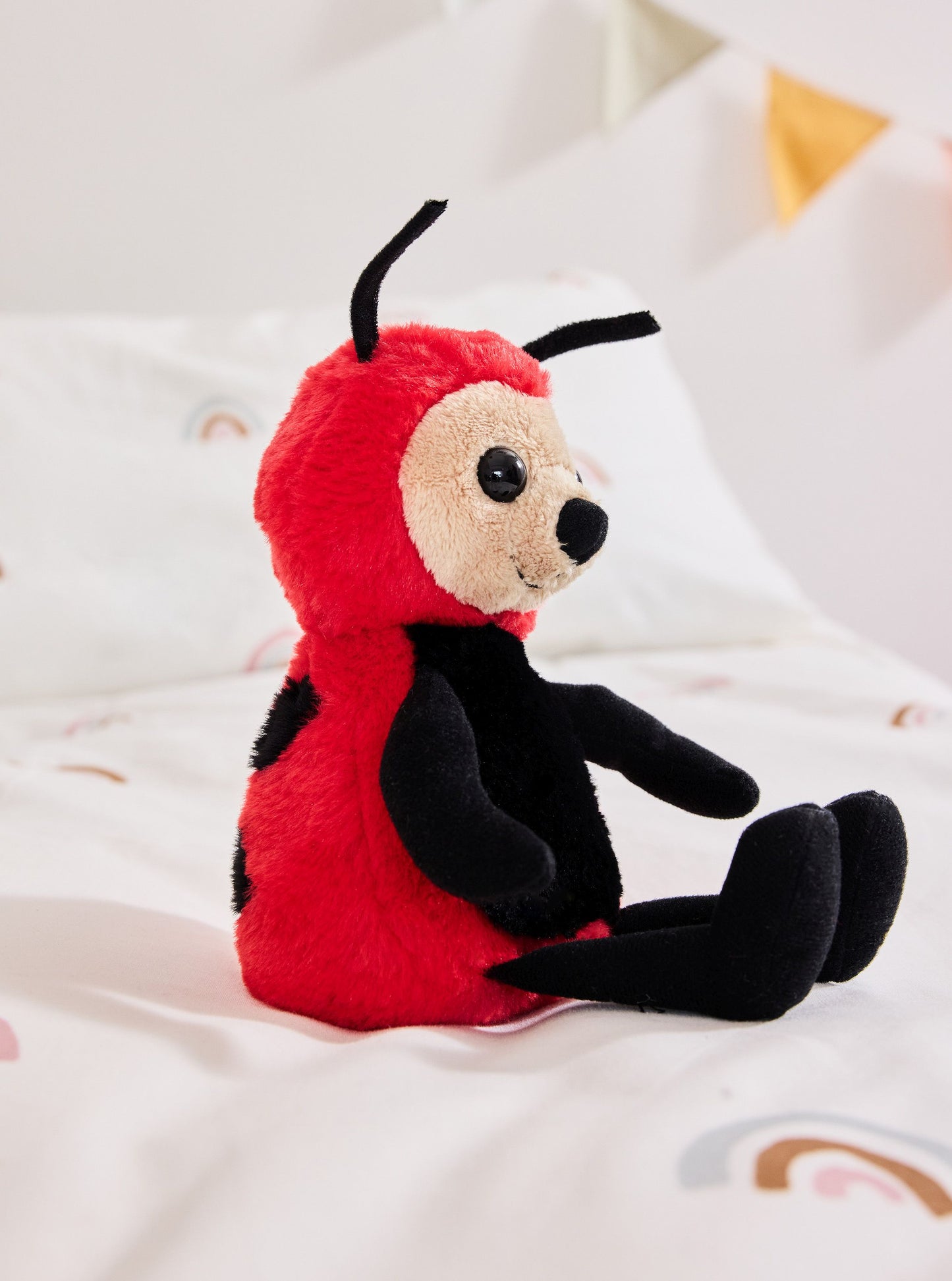 Charlie Bears - Bear & Me Leaf Ladybird Rose Red