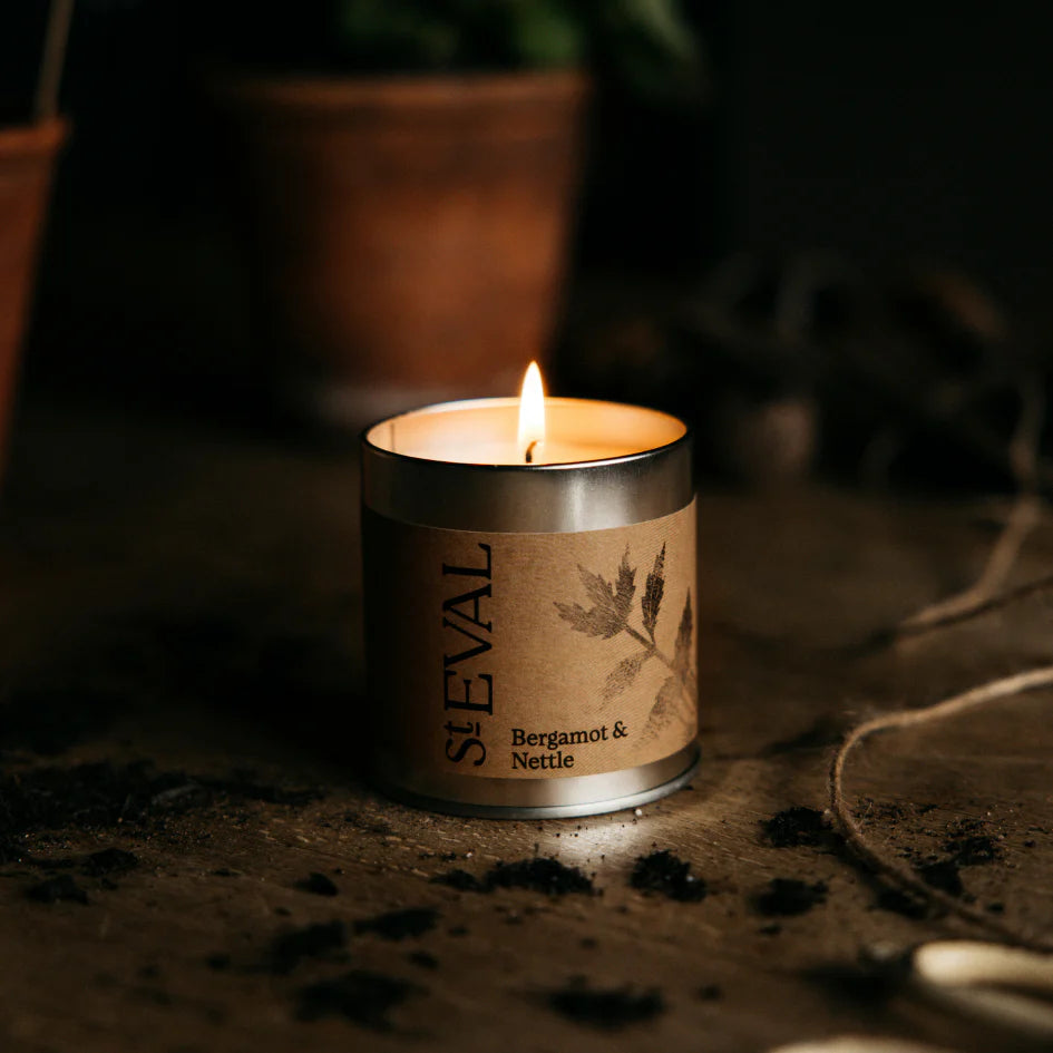 St Eval - Bergamot & Nettle Scented Candle Tin