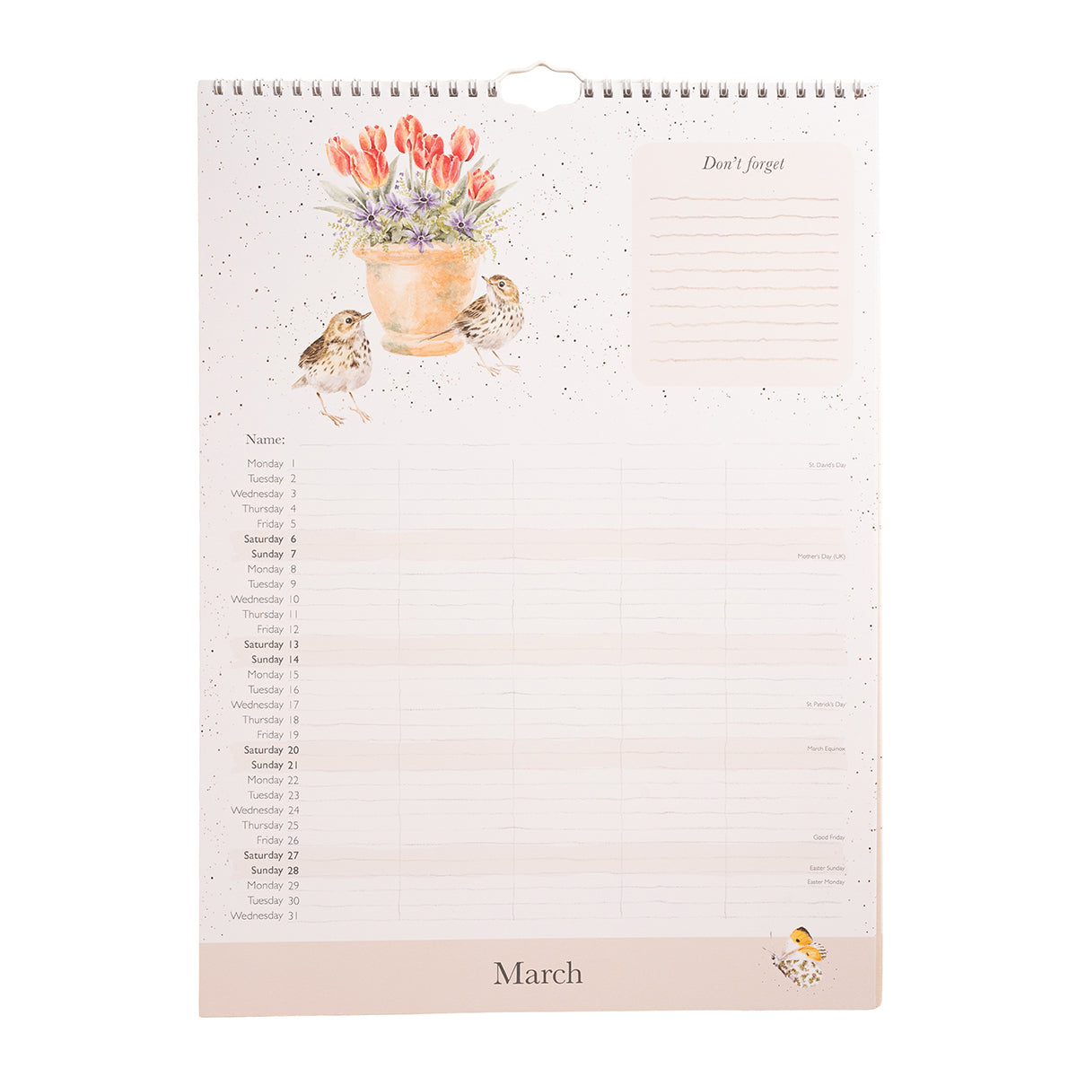 Wrendale Designs - 'The Country Set' Family Calendar 2027