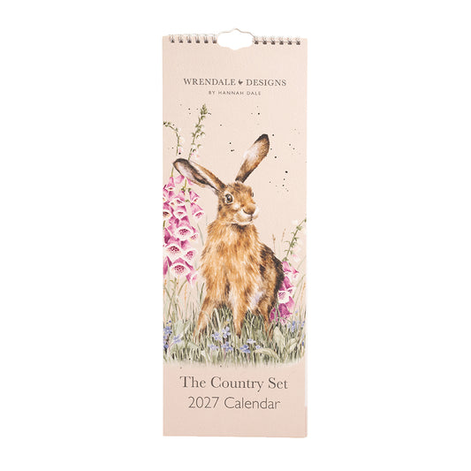Wrendale Designs - 'The Country Set' Slim Calendar 2027