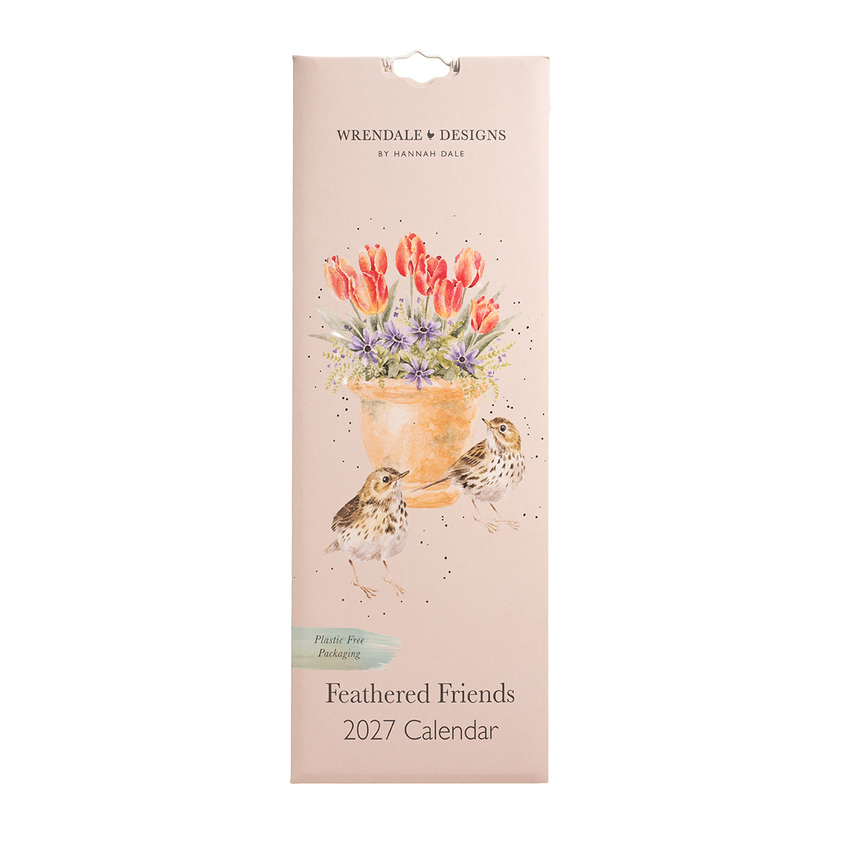 Wrendale Designs - 'Feathered Friends' Bird  Slim Calendar 2027