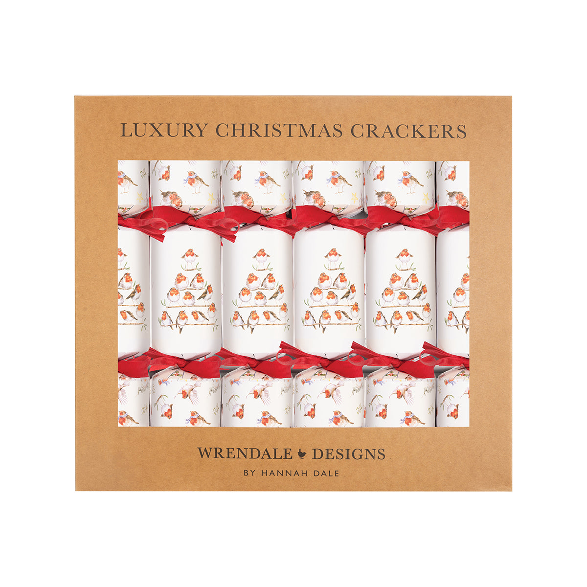 Wrendale Designs - 'Robins' Christmas Crackers