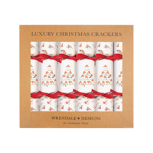 Wrendale Designs - 'Robins' Christmas Crackers