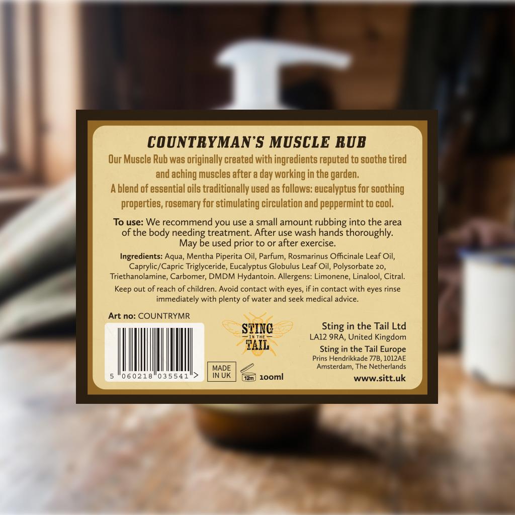 Sting The Tail - Coutrymans Muscle Rub