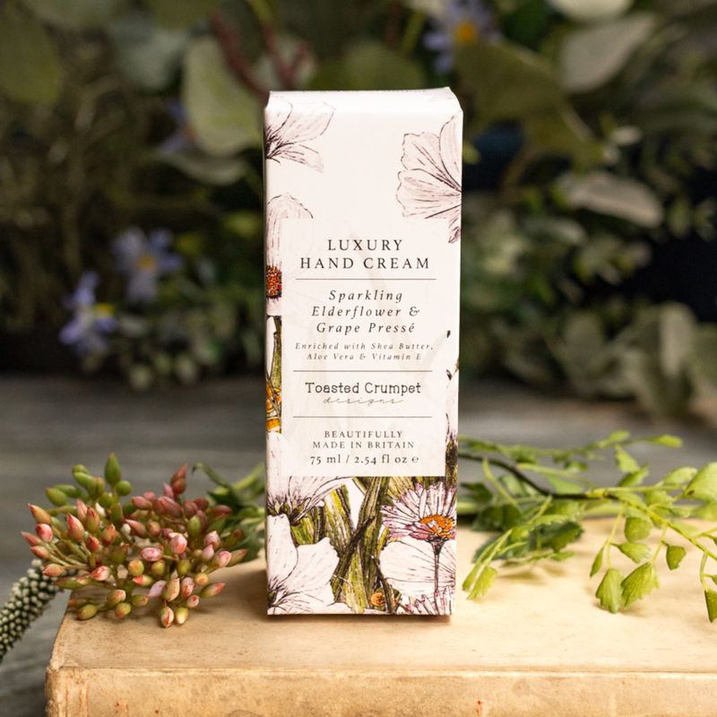Toasted Crumpet - Sparkling Elderflower & Grape Presse Luxury Hand Cream