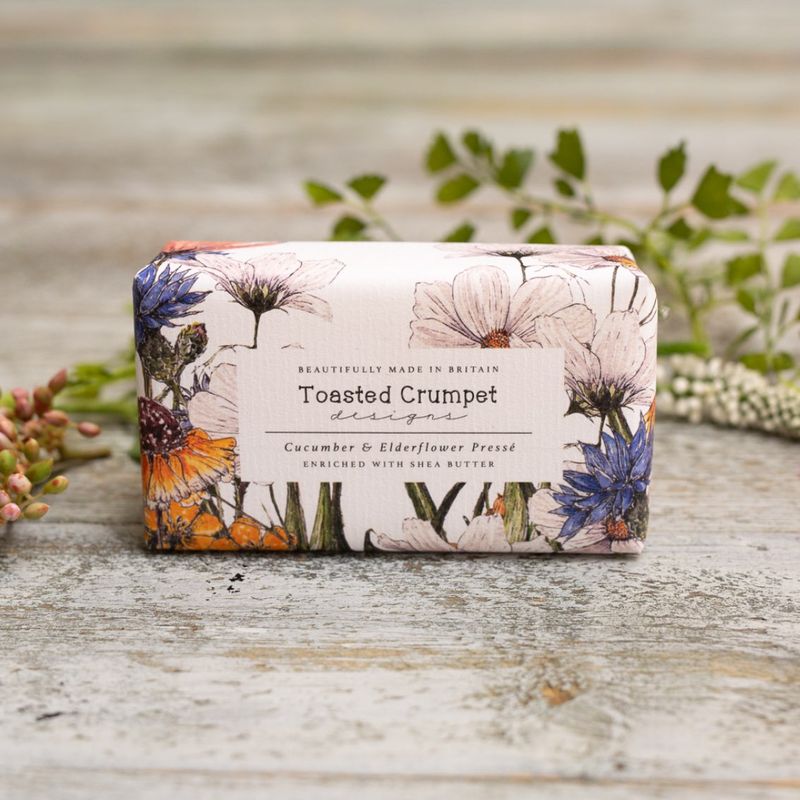Toasted Crumpet - Cucumber & Elderflower Presse Soap