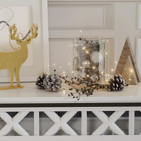 Deluxe Homeart - Light Chain Wire - 40 Warm White LED Lights