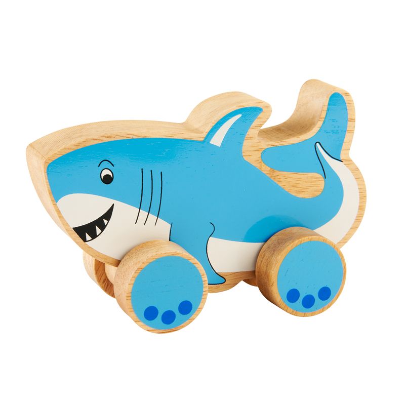 Lanka Kade - Wooden Shark Push Along Toy