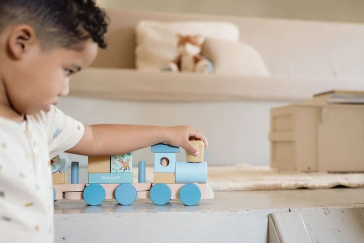 Little Dutch - Stacking Train - Forest Friends