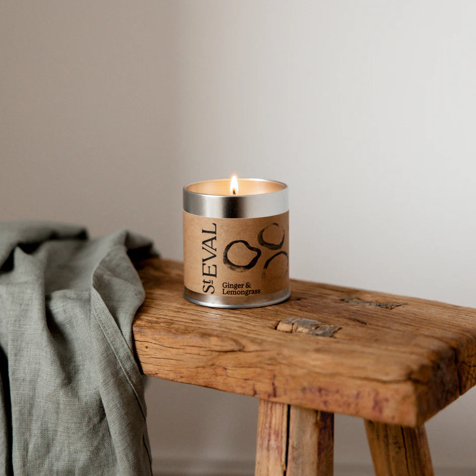 St Eval - Ginger & Lemongrass Scented Candle Tin