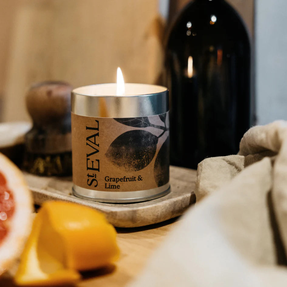 St Eval - Grapefruit Lime Scented Candle Tin