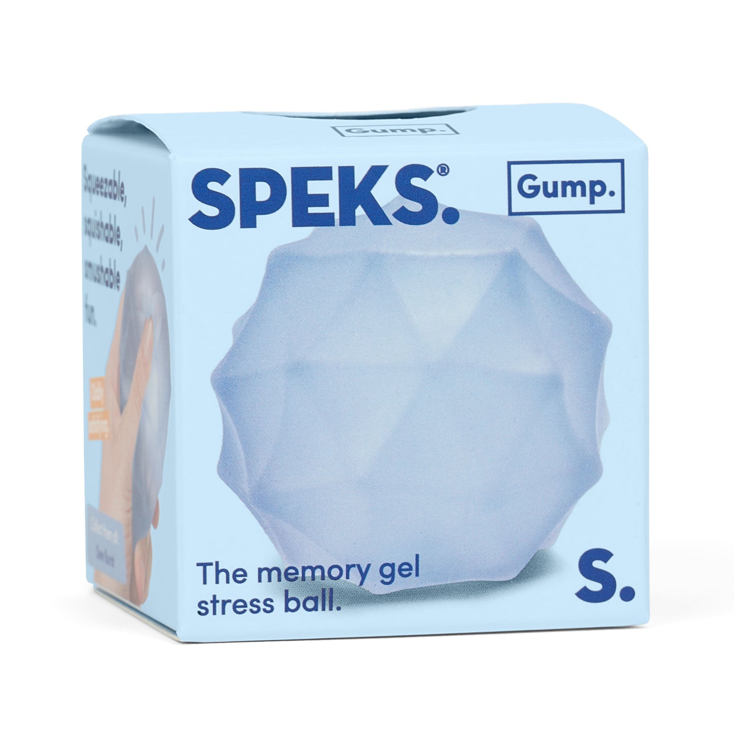 Speks - Gump Surface Memory Gel Stress Ball - Dew Burst - Maximum One Per Order