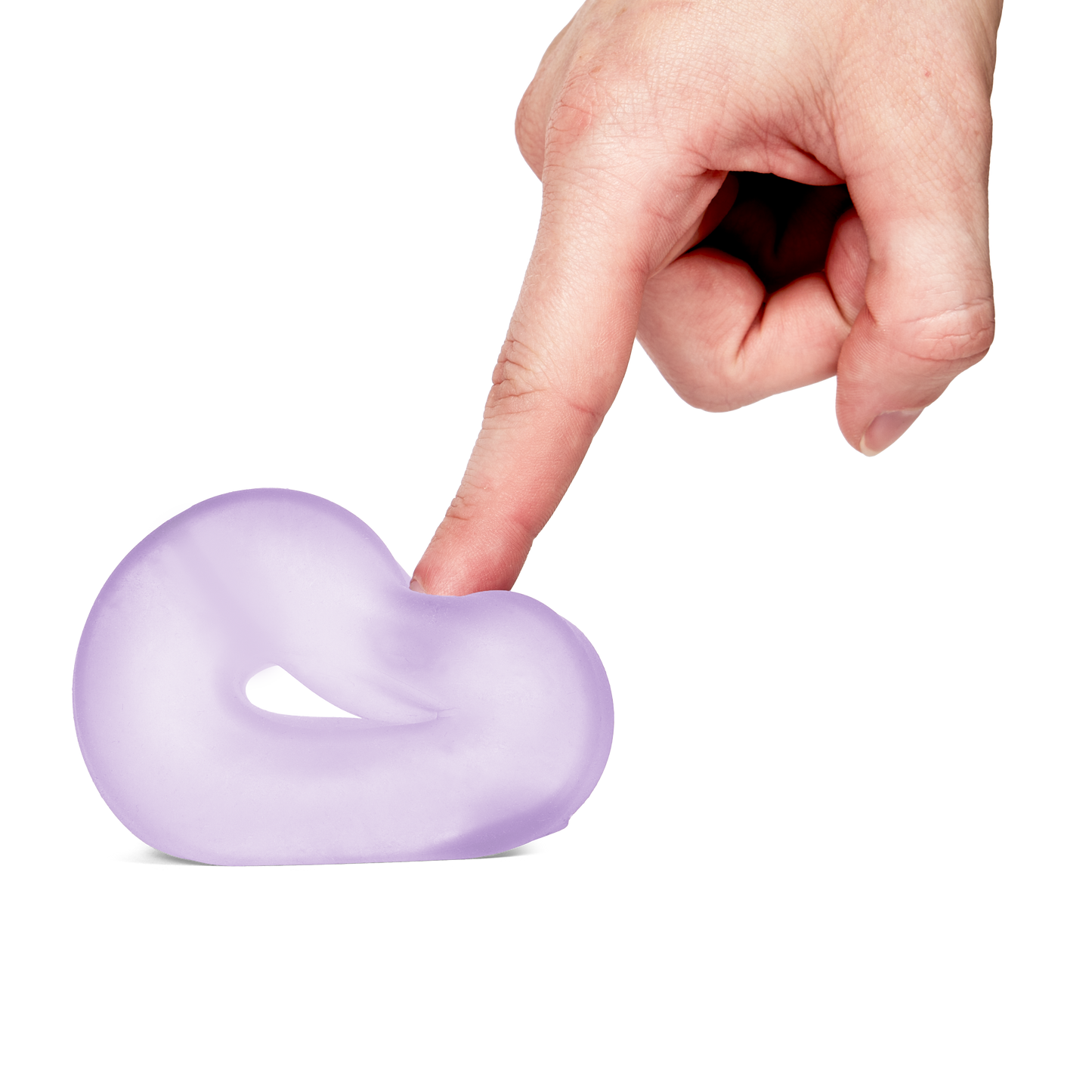Speks - Gump Loop Memory Gel Stress Ring - Mist - Maximum One Per Order