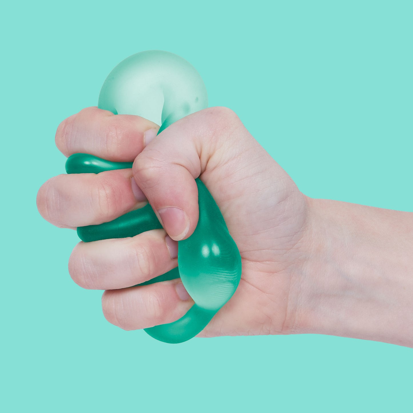 Speks - Gump Loop Memory Gel Stress Ring - Sea Glass - Maximum One Per Order