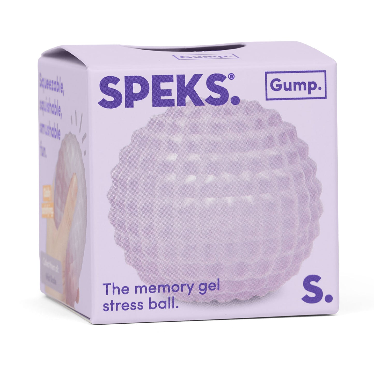 Speks - Gump Surface Memory Gel Stress Ball - Mist Scale - Maximum One Per Order