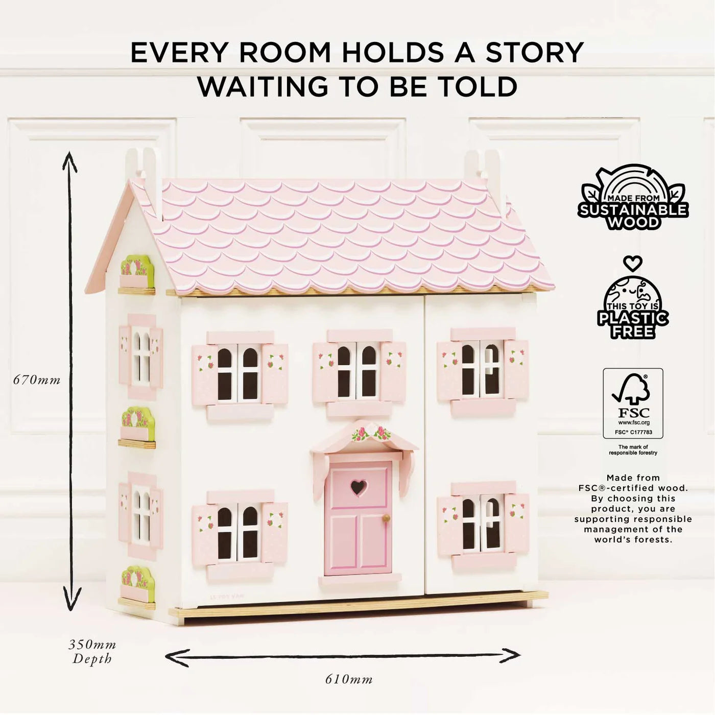 Le Toy Van - Sophies Wooden Dolls House