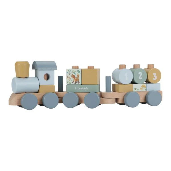 Little Dutch - Stacking Train - Forest Friends